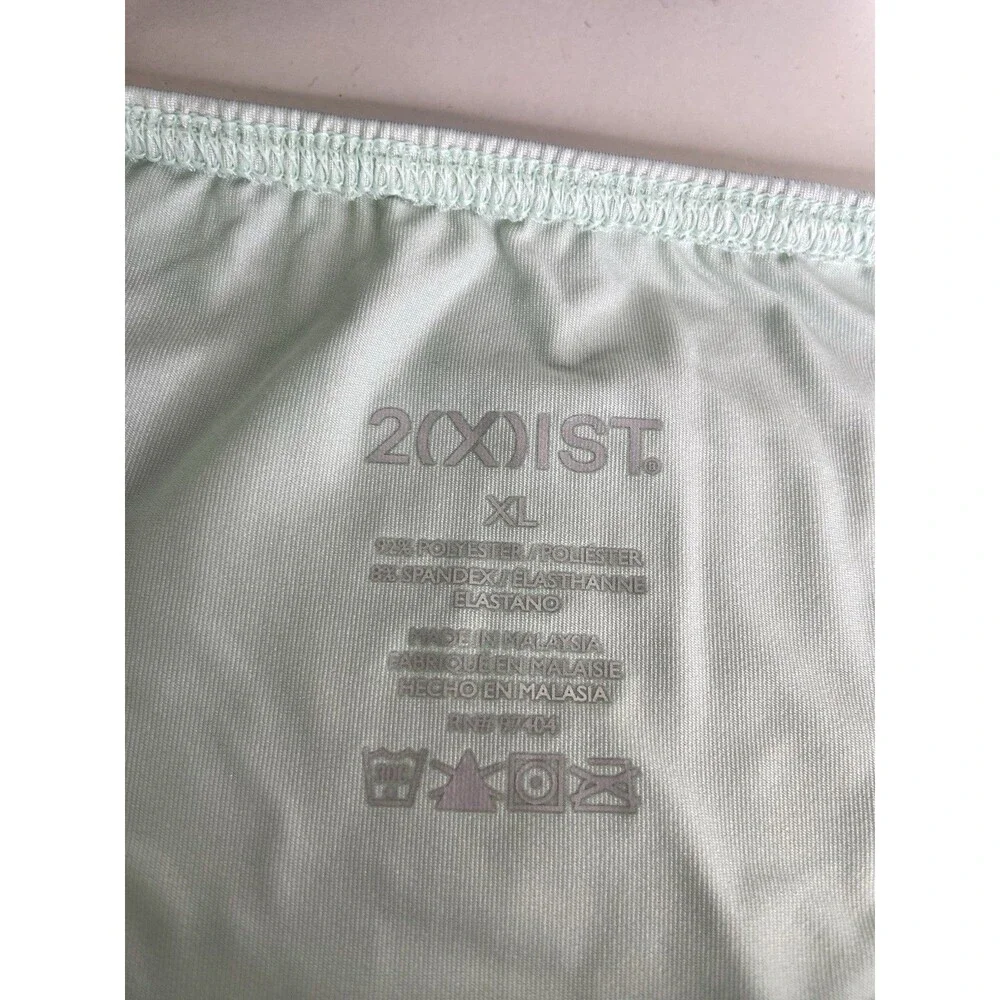 2xist Sexy Sliq Hip Brief Underwear Surf Spray Green Mens Size XL
